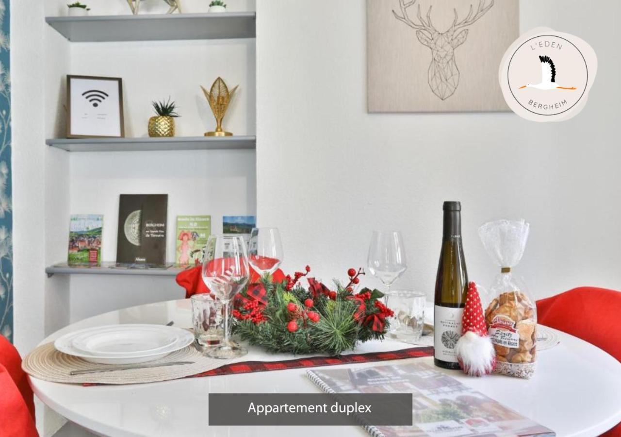 ברגהיים Appartements Duplex 3 Et 4 Personnes - Climatisation - Village Elu Parmi Les "Plus Beaux Villages De France" - Route Des Vins - Centre Alsace מראה חיצוני תמונה